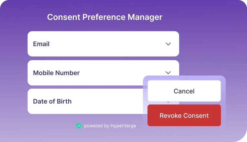 Consent Management with HyperTrust